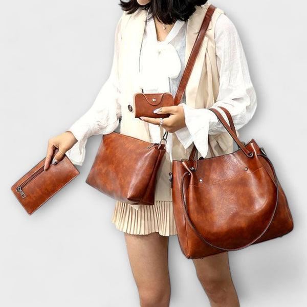 Léora. - 4-teiliges Vintage-Taschen-Set