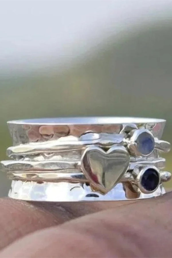 Herzförmiger Spinner-Ring