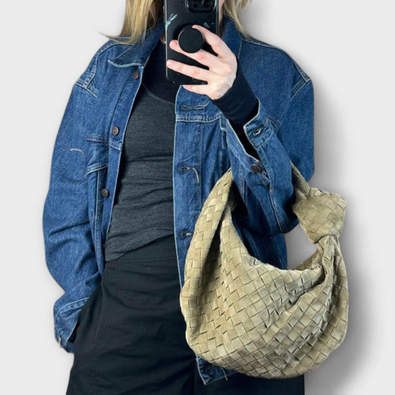 Léora. - Große geflochtene Damenhandtasche