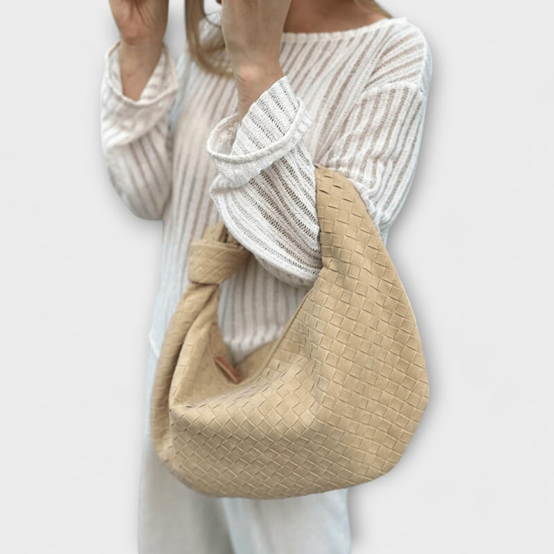 Léora. - Große geflochtene Damenhandtasche