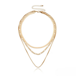 Vintage Gold 3-teilige Schichtkette
