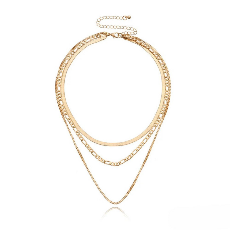 Vintage Gold 3-teilige Schichtkette