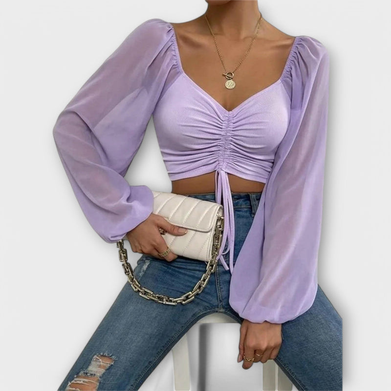 Jacqueline - Vielseitige Abendbluse
