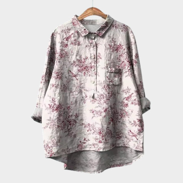 Eline | Premium Bluse mit Spitze