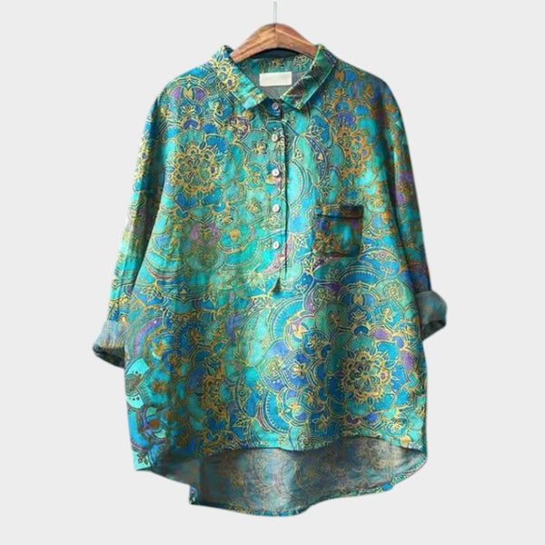 Ivonne | Premium Bluse mit Blumenmustern