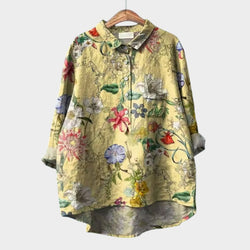 Livia | Premium Bluse mit Spitzenverarbeitung