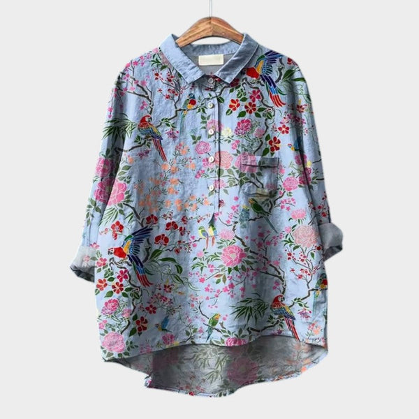 Gunnela | Premium Bluse mit Spitze