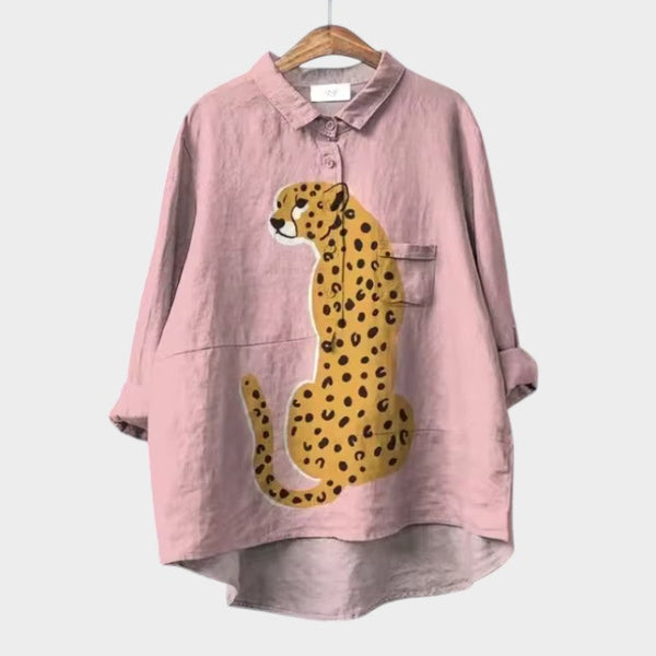 Gunnel | Premium Bluse mit Spitze